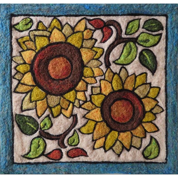 Tapestry Felting Kit - Sunflower