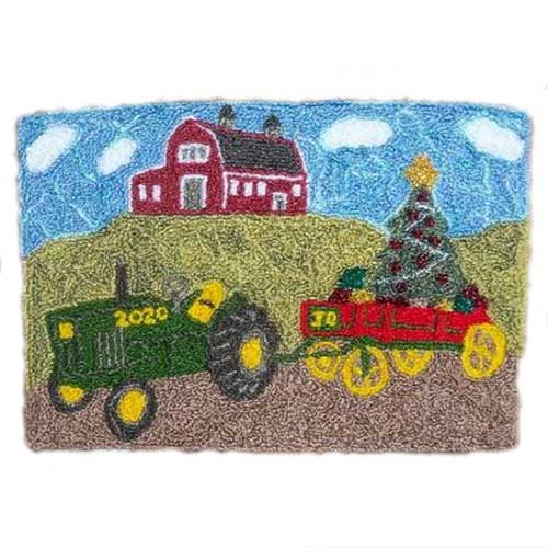 Punch Needle Kit  - Farmer's Christmas