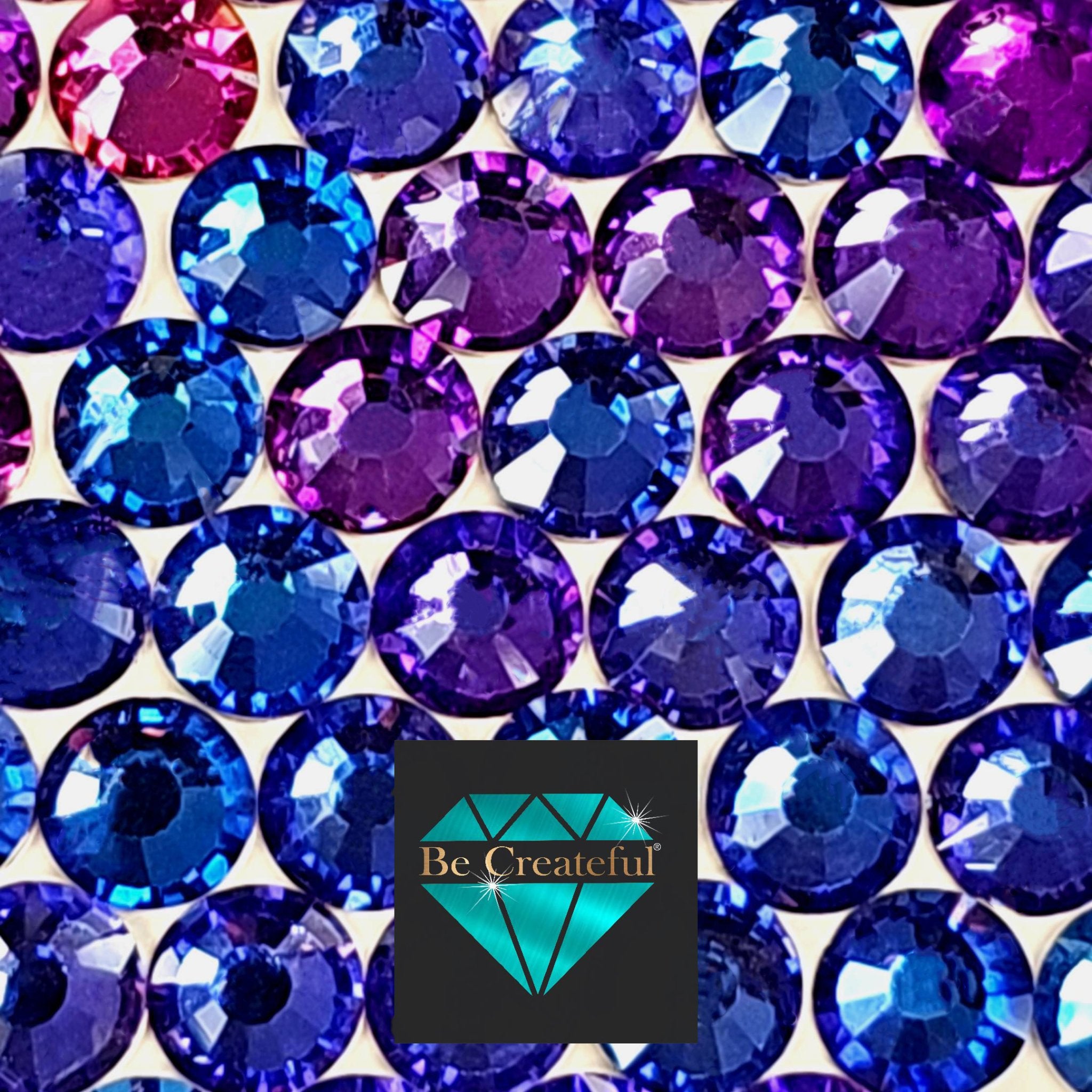 Purple Majesty BULK LUXE HOTFIX Rhinestones
