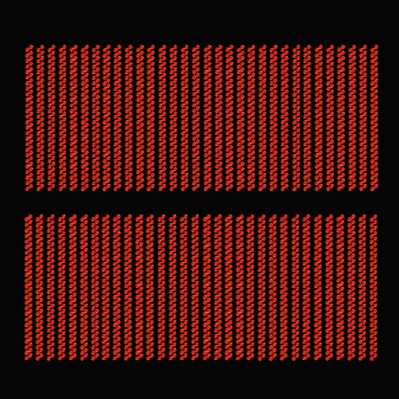 Fringe 5 inch Rhinestone Transfer