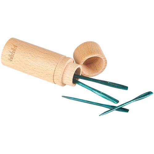 KnitPro Teal Wooden Darning Needles