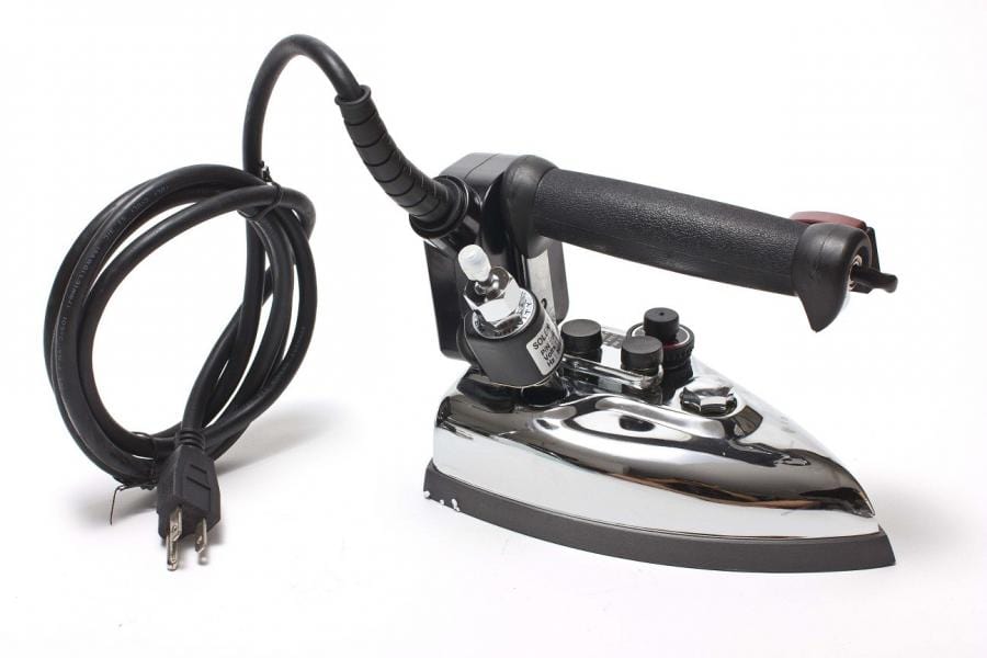 Silver Star ES-85A Gravity Feed Bottle Industrial Steam Iron with teflon shoe