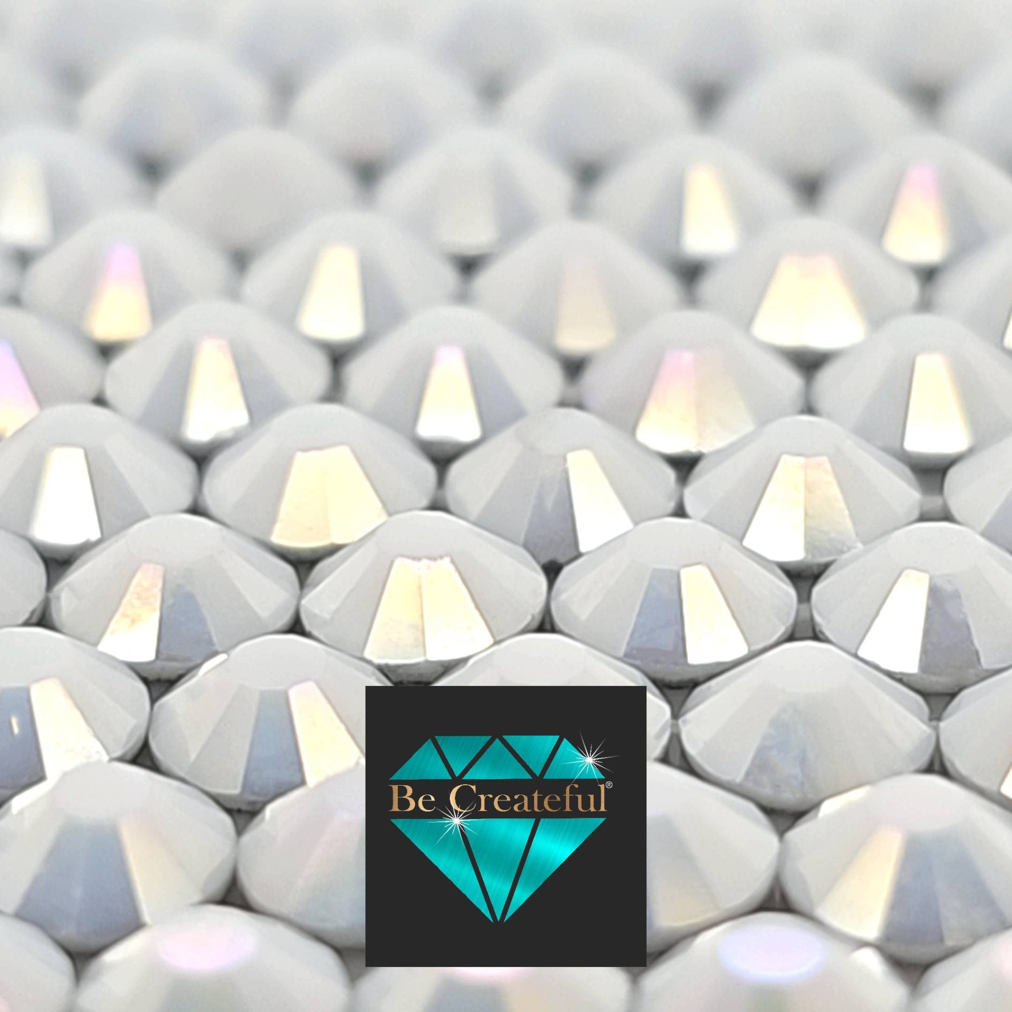 Starry Alabaster LUXE HOTFIX Rhinestones