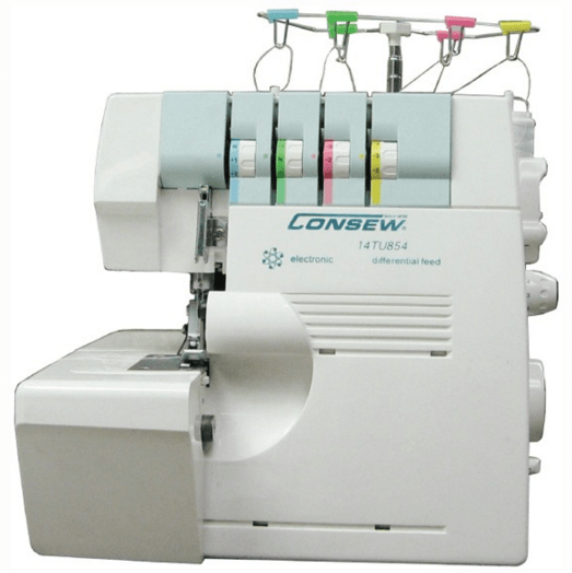 Consew Model 14TU854 Overlock Stitch Machine, 4 Thread, 2 Needle
