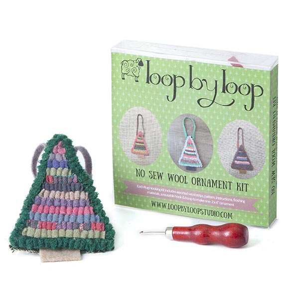No Sew Wool Ornament Kit - Christmas Tree