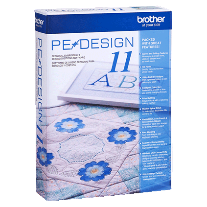 Brother PE DESIGN 11 Personal Embroidery and Sewing Digitizing Software