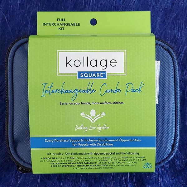 Kollage Square Interchangeable Combo Pack Knitting Needle Set