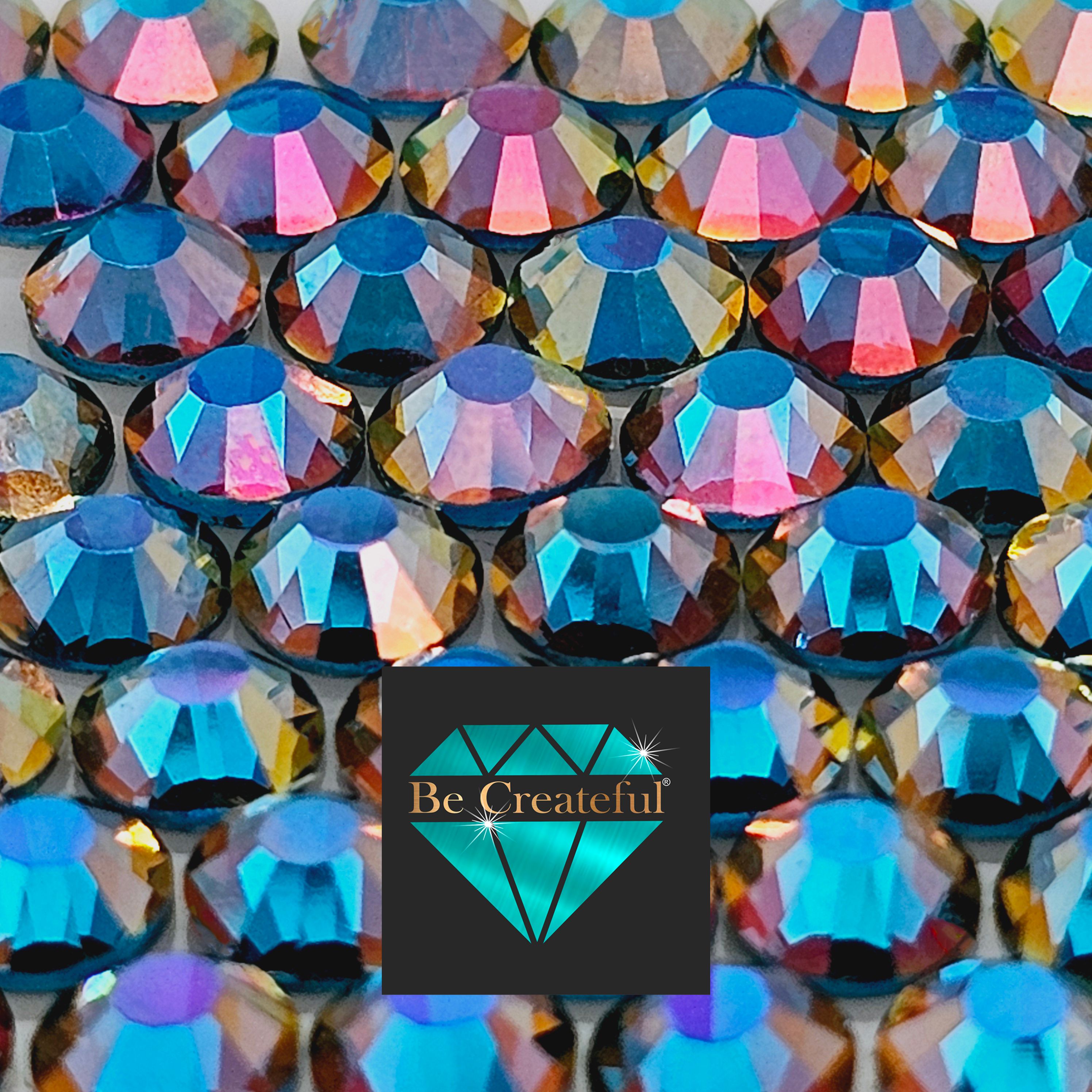 Mirage Blue Zircon LUXE HOTFIX Rhinestones