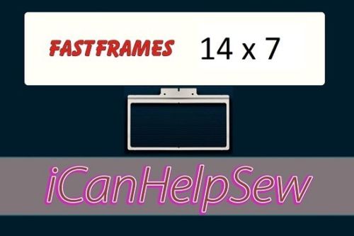 Fast Frames Brother PR 1000 Embroidery Hoop 14 x 7 Add on Hoop