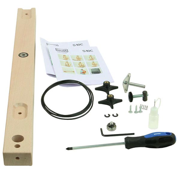 Louet S10C Upright and Hardware