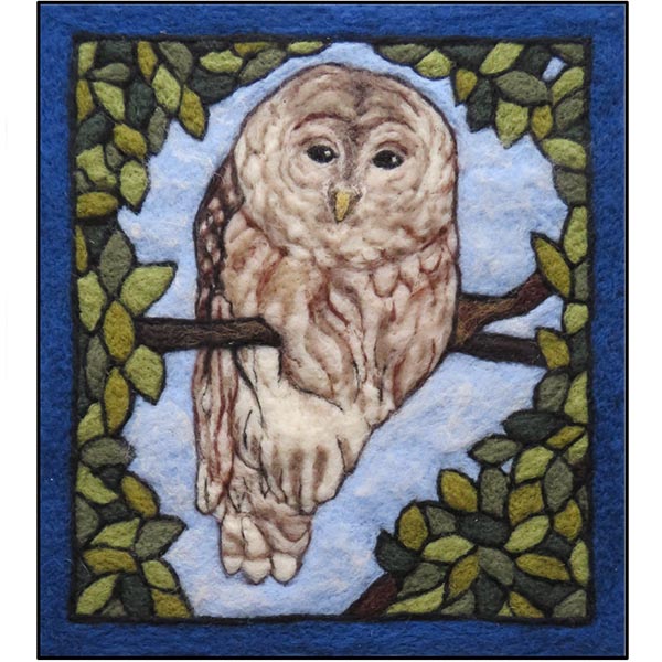 Tapestry Felting Kit - Barred Owl