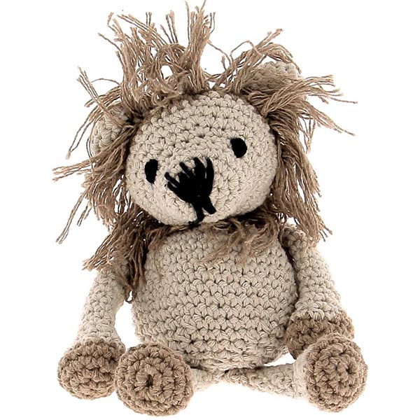 Hoooked Amigurumi DIY Kit w/ Eco Barbante Yarn - Lion Leroy