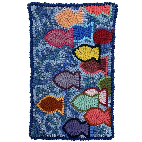 Rug Hooking Kit - School of Fish