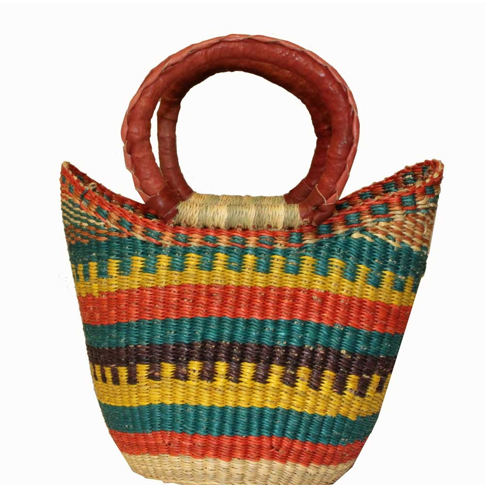 African Fair Trade Basket - Mini Tote