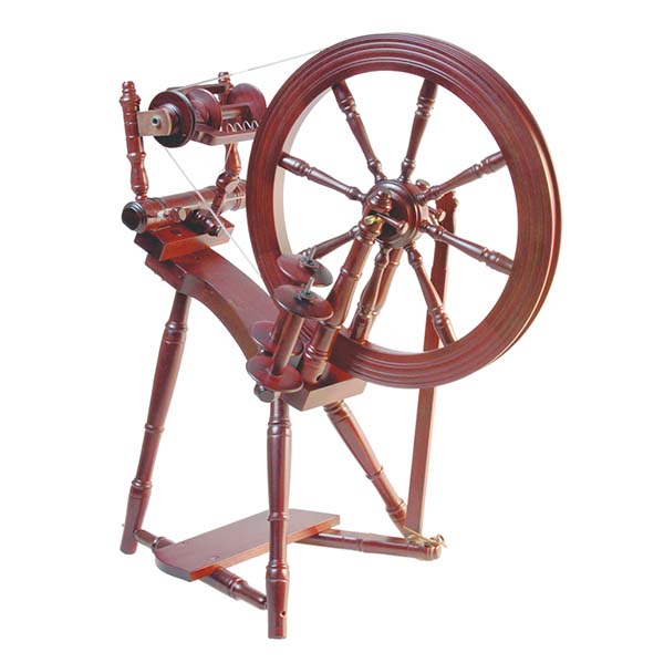 Kromski Prelude Spinning Wheel - Mahogany Finish