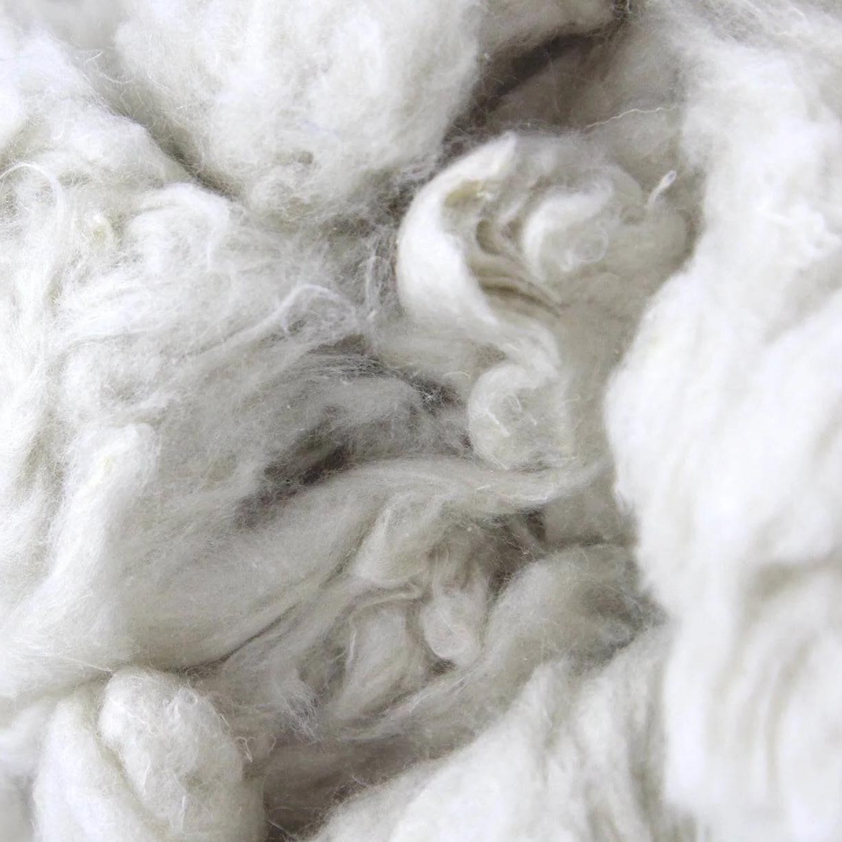 Recycled Mulberry Silk Fiber
