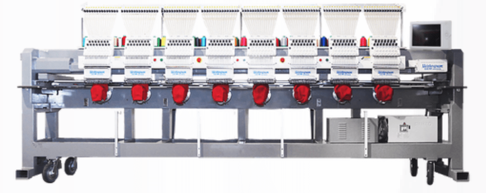 Meistergram Gem 1508 Eight Head Commercial Embroidery Machine