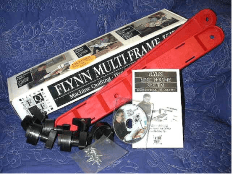 John Flynn's Portable Quilting Multi Frame Kit for Home Sewing Machines (no rails) with Video