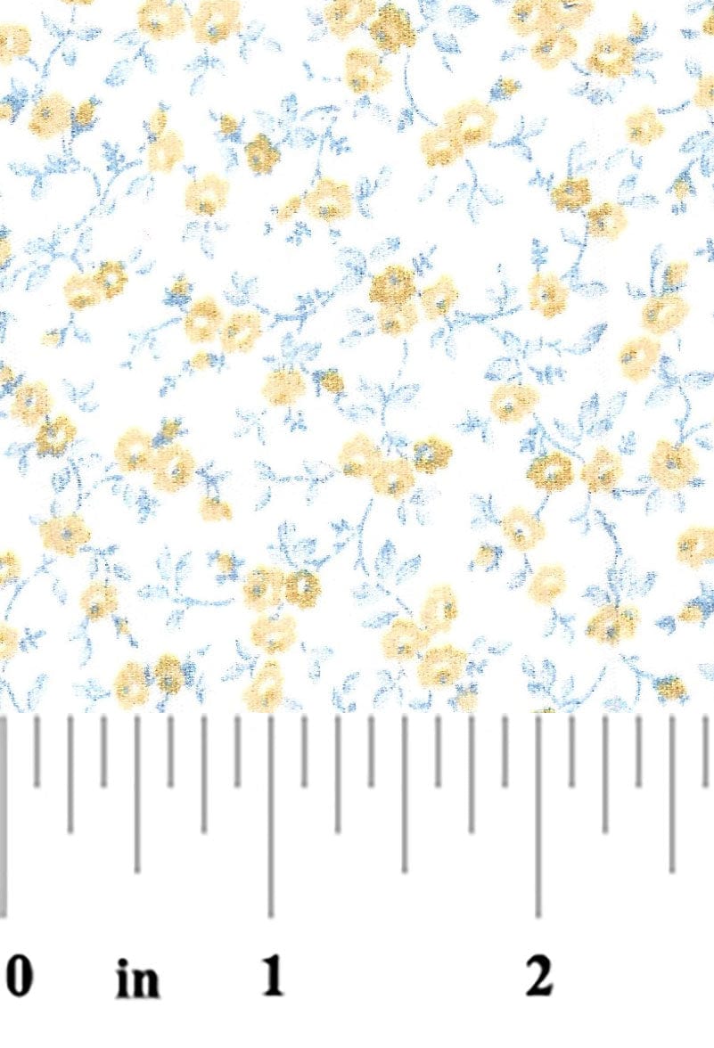 2715 Yellow/Blue Floral FF