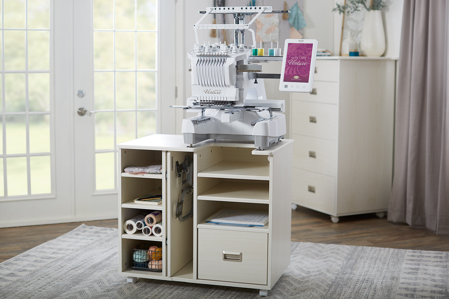 Embroidery Center Pro Commercial Embroidery Machine Cabinet