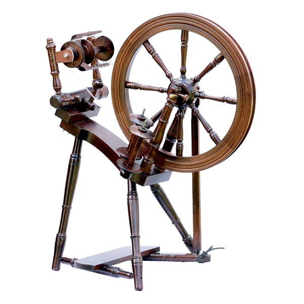 Kromski Prelude Spinning Wheel - Walnut Finish