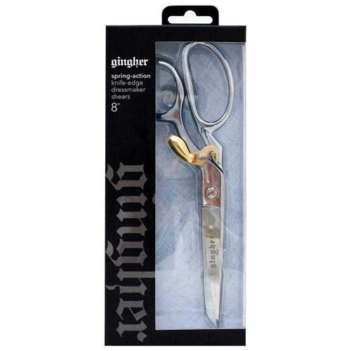 Gingher 8" Knife Edge Spring Action Scissors