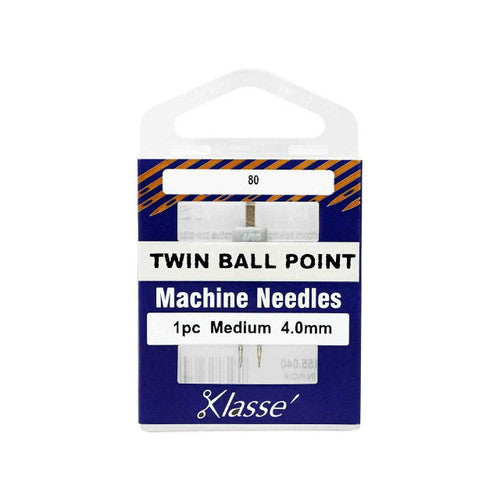 Klasse Twin Ball Point 4.0/80 1 Needle