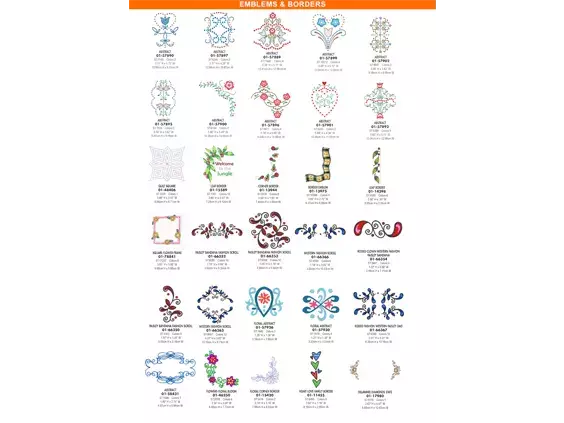 SAEMB2500 2500+ Embroidery Design Collection