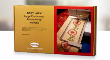 Baby Lock BLMA-CBH Large Continuous Border Hoop and Grid