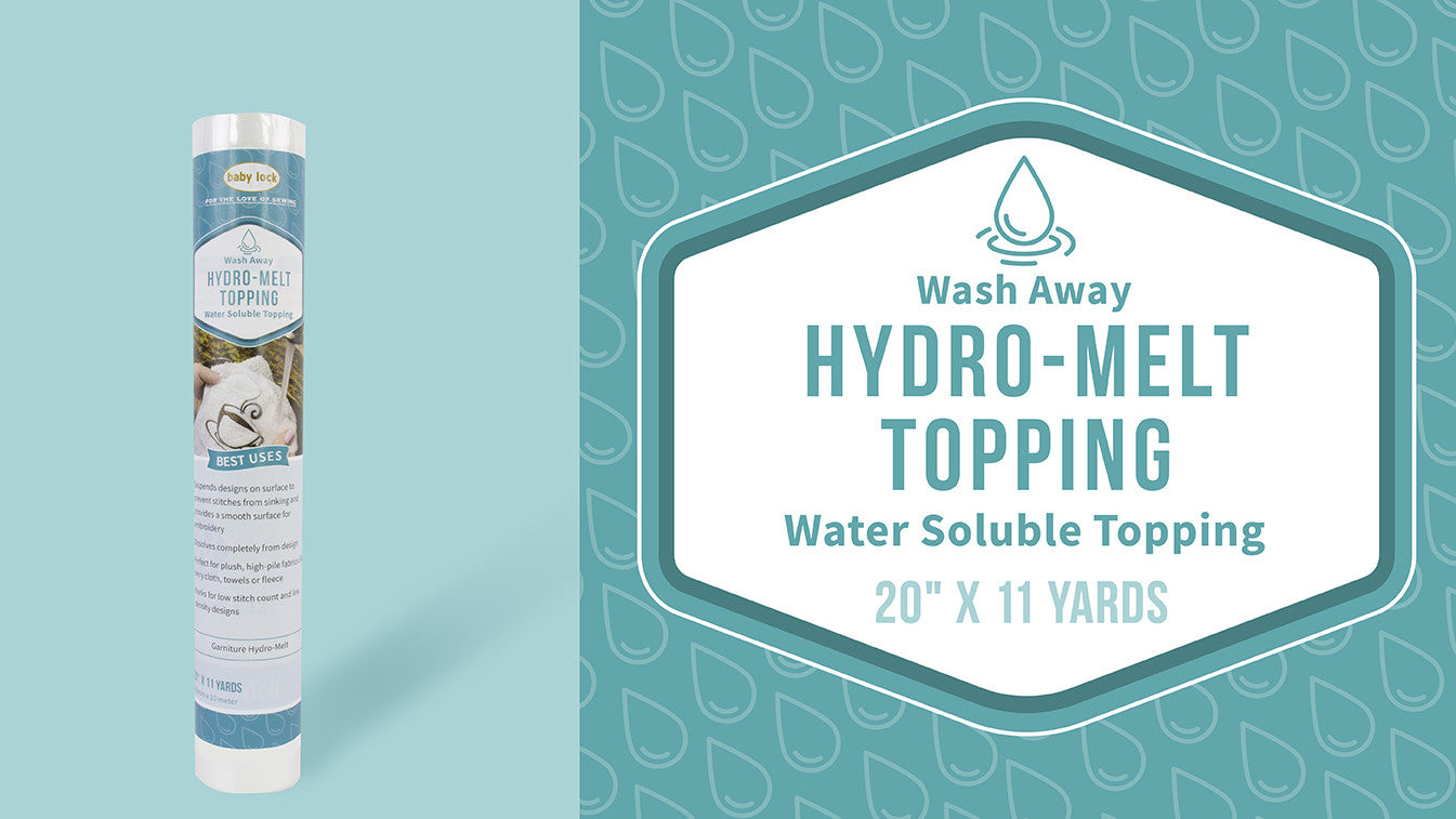 Model#: BLS400 Hydro Melt - Embroidery Topping