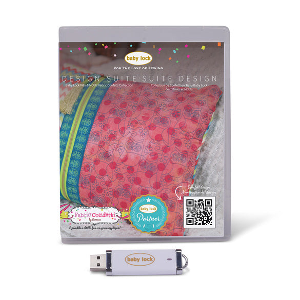 Babylock BLA-IQFM-FC Design Suite Fills and Motifs Fabric Confetti Collection