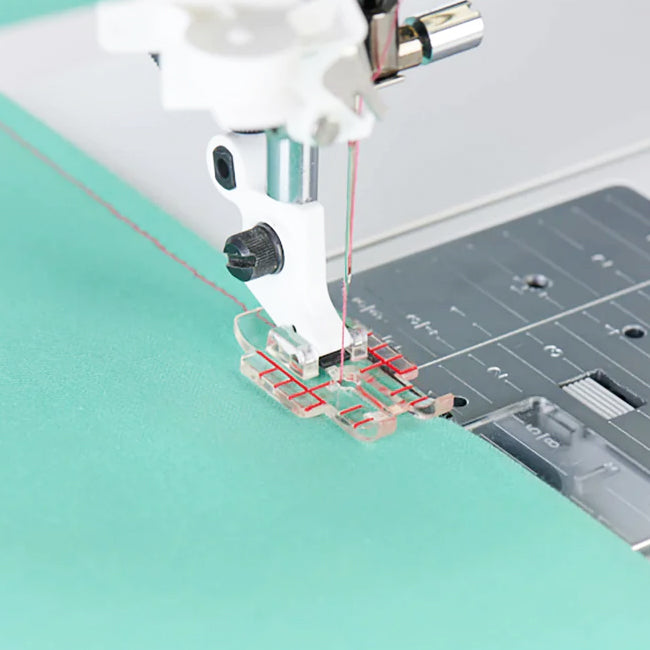 Clear Adjustable 1/4" Piecing Foot, Viking #920651096
