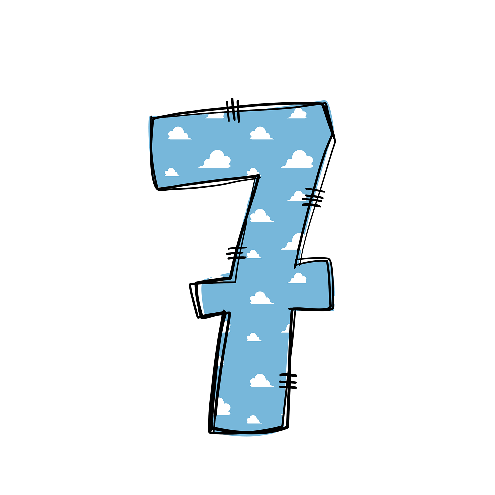 Western Cowboy ''7'' Clouds Fabric Panel