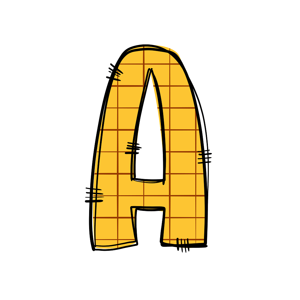 Western Cowboy ''A'' Plaid Fabric Panel