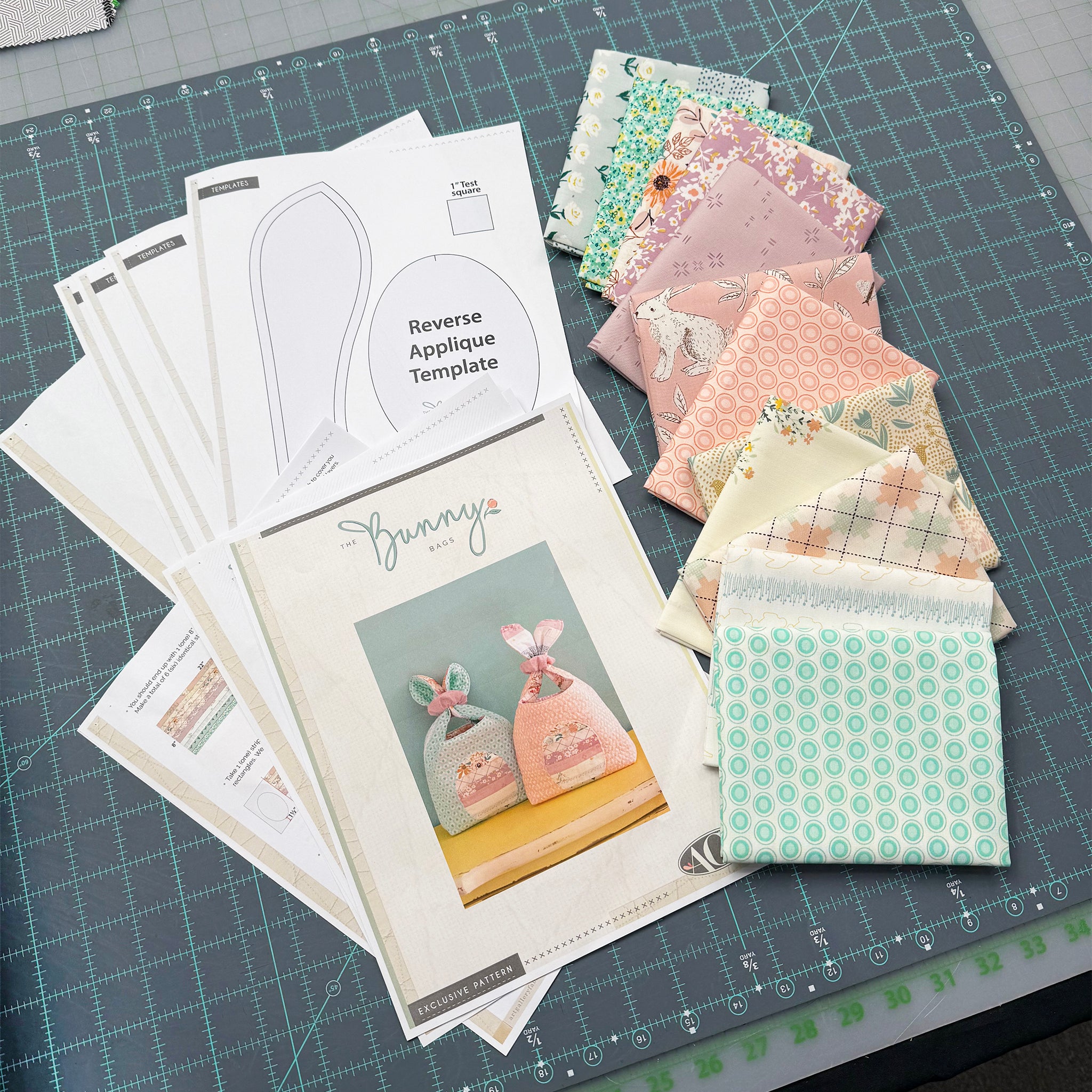 Art Gallery Fabrics Bunny Bag Pattern Kit