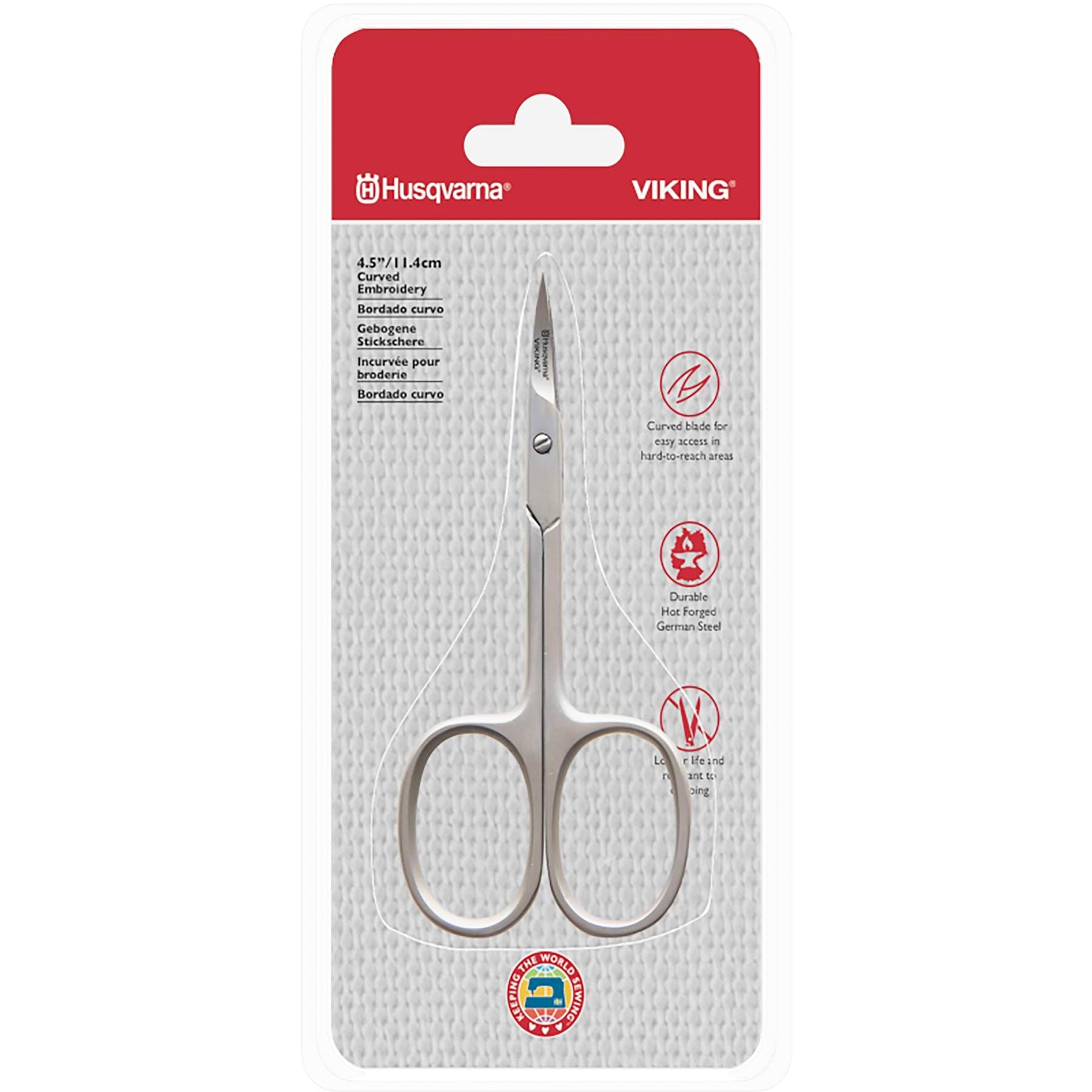 Viking 3.5" Curved Embroidery Scissors