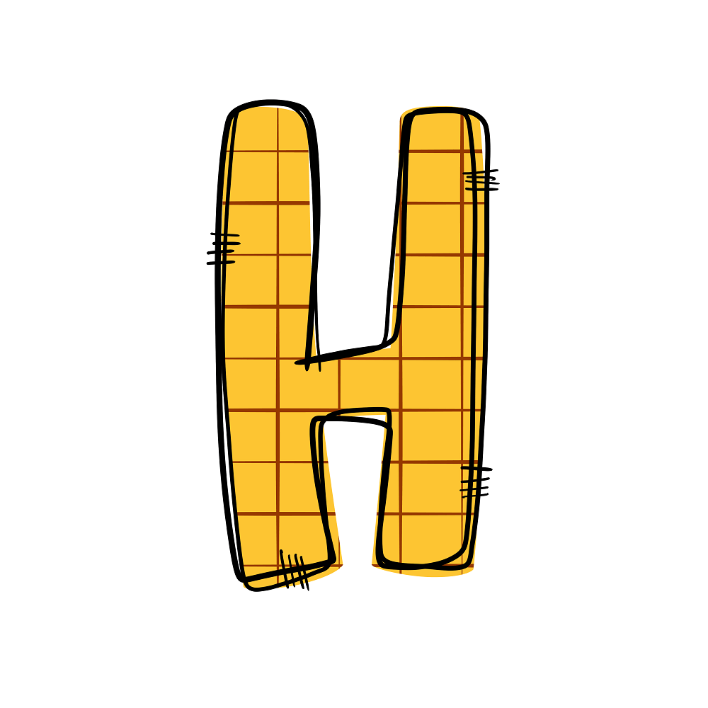 Western Cowboy ''H'' Plaid Fabric Panel