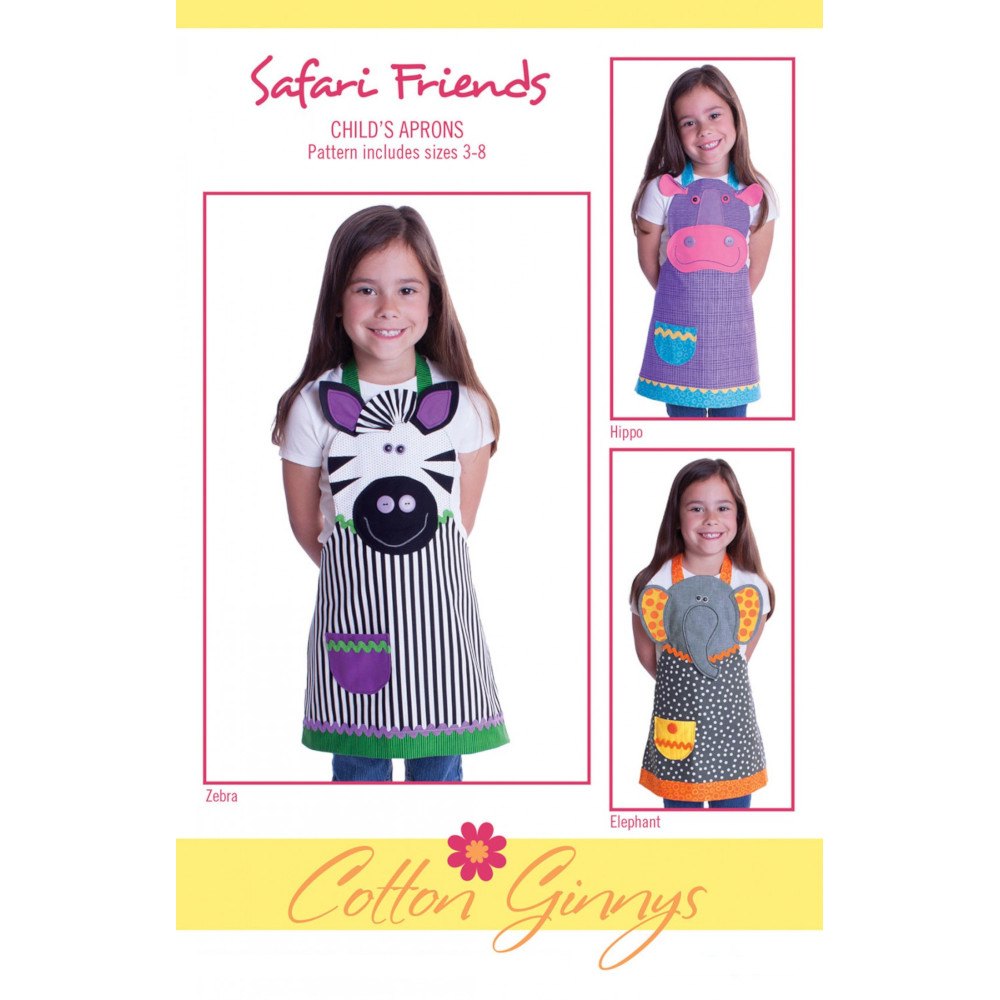 Safari Friends Apron Pattern