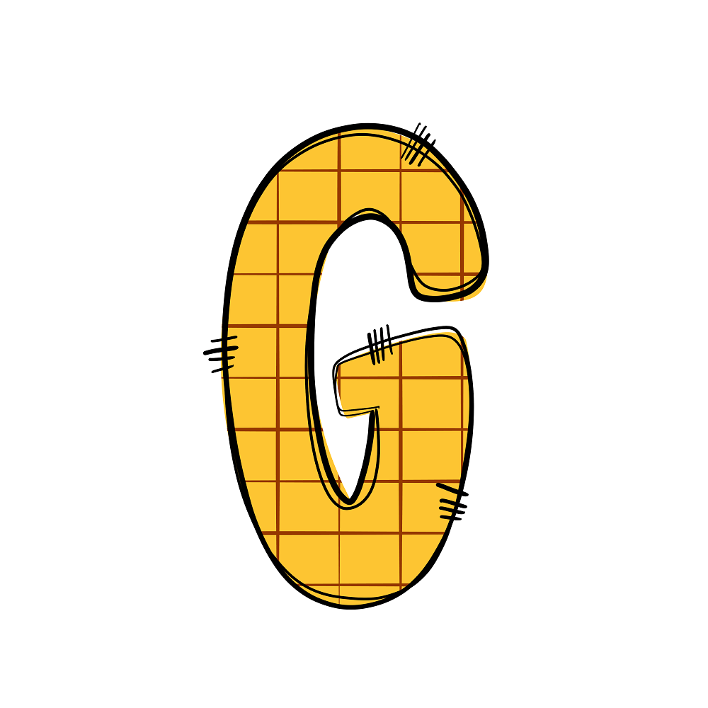 Western Cowboy ''G'' Plaid Fabric Panel