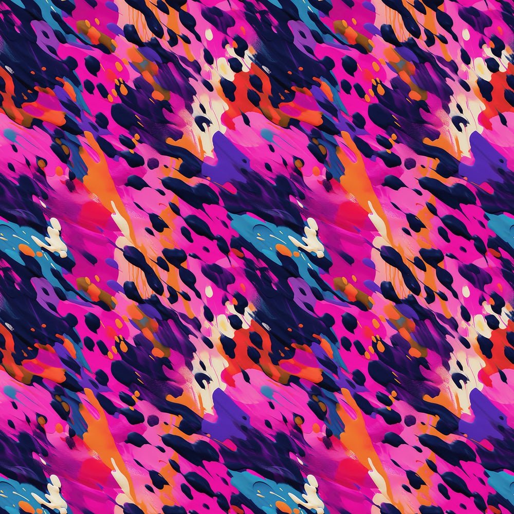 Colorful Watercolor Geometric Fabric