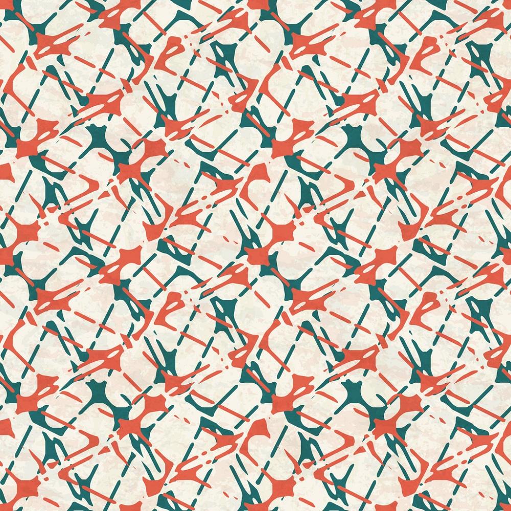 Abstract Splash Paint Fabric - Beige