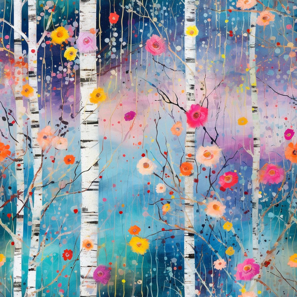 Art Splash Birch Bark Fabric