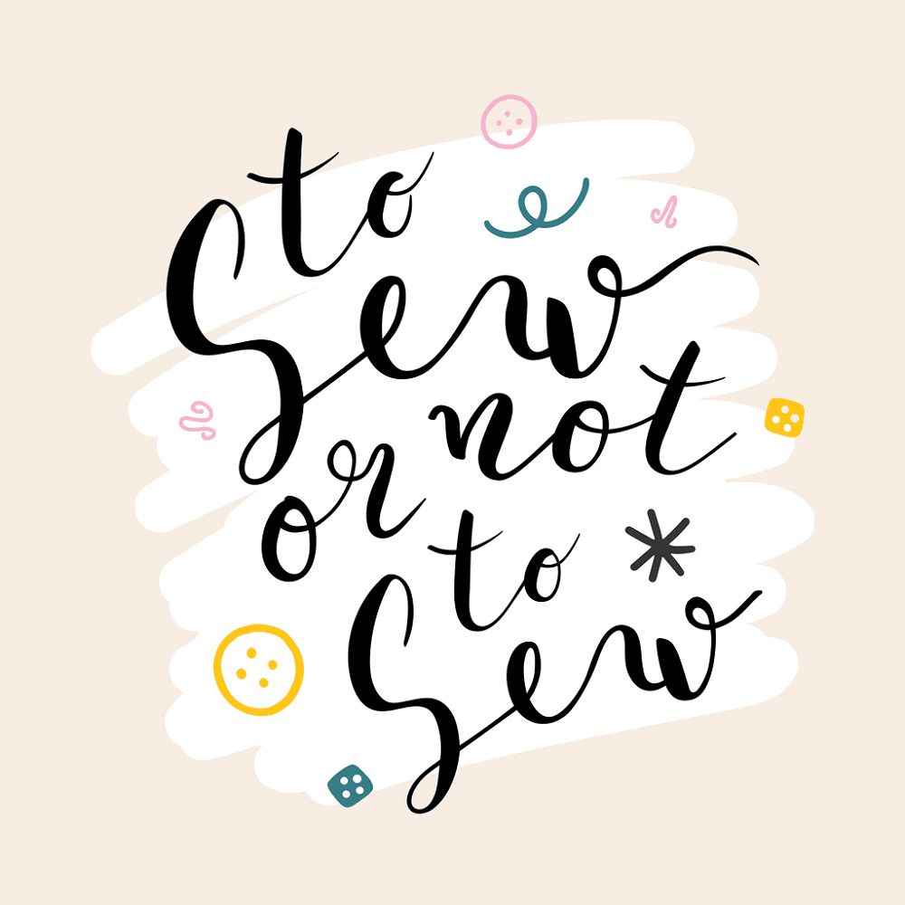 To Sew Or Not To Sew Fabric Panel