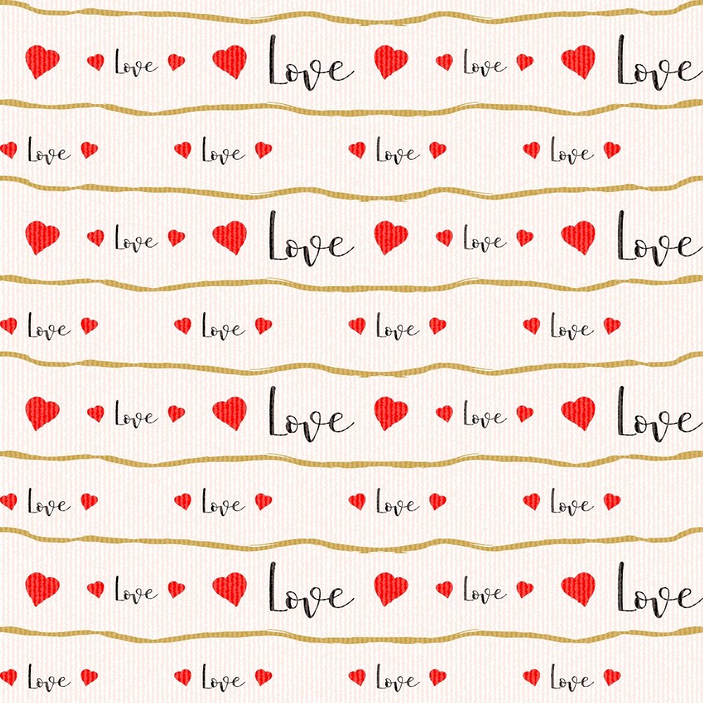 Valentine's Day Pattern #2 Fabric