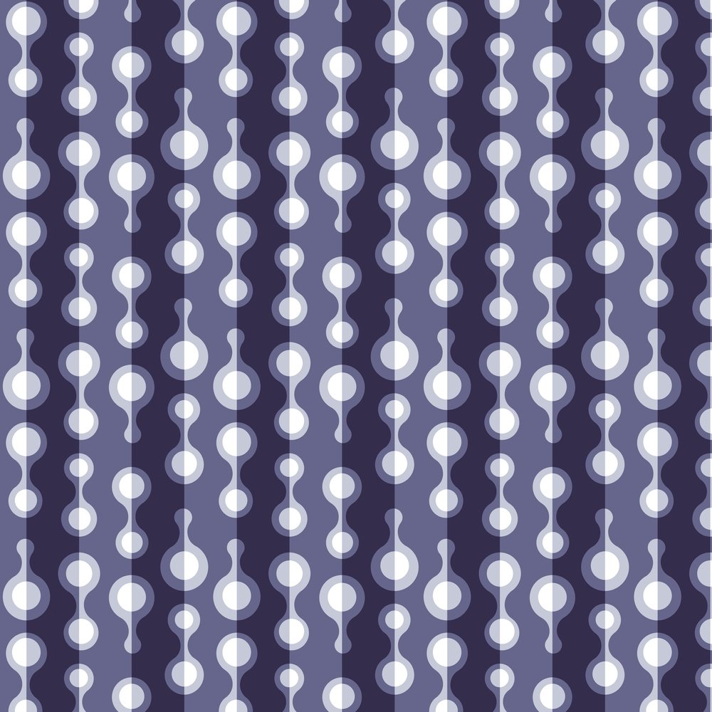 Abstract Drops Fabric - Purple