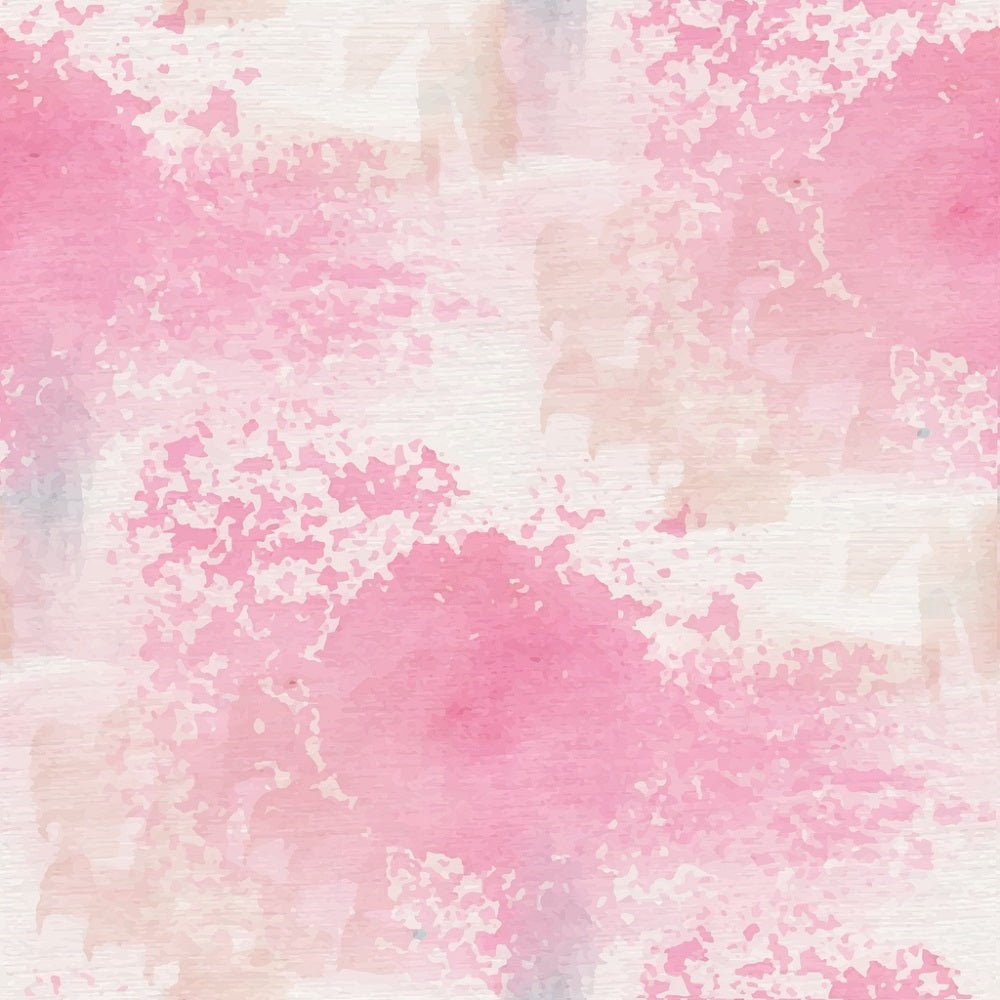 Watercolor Abstract Grunge Fabric - Pink