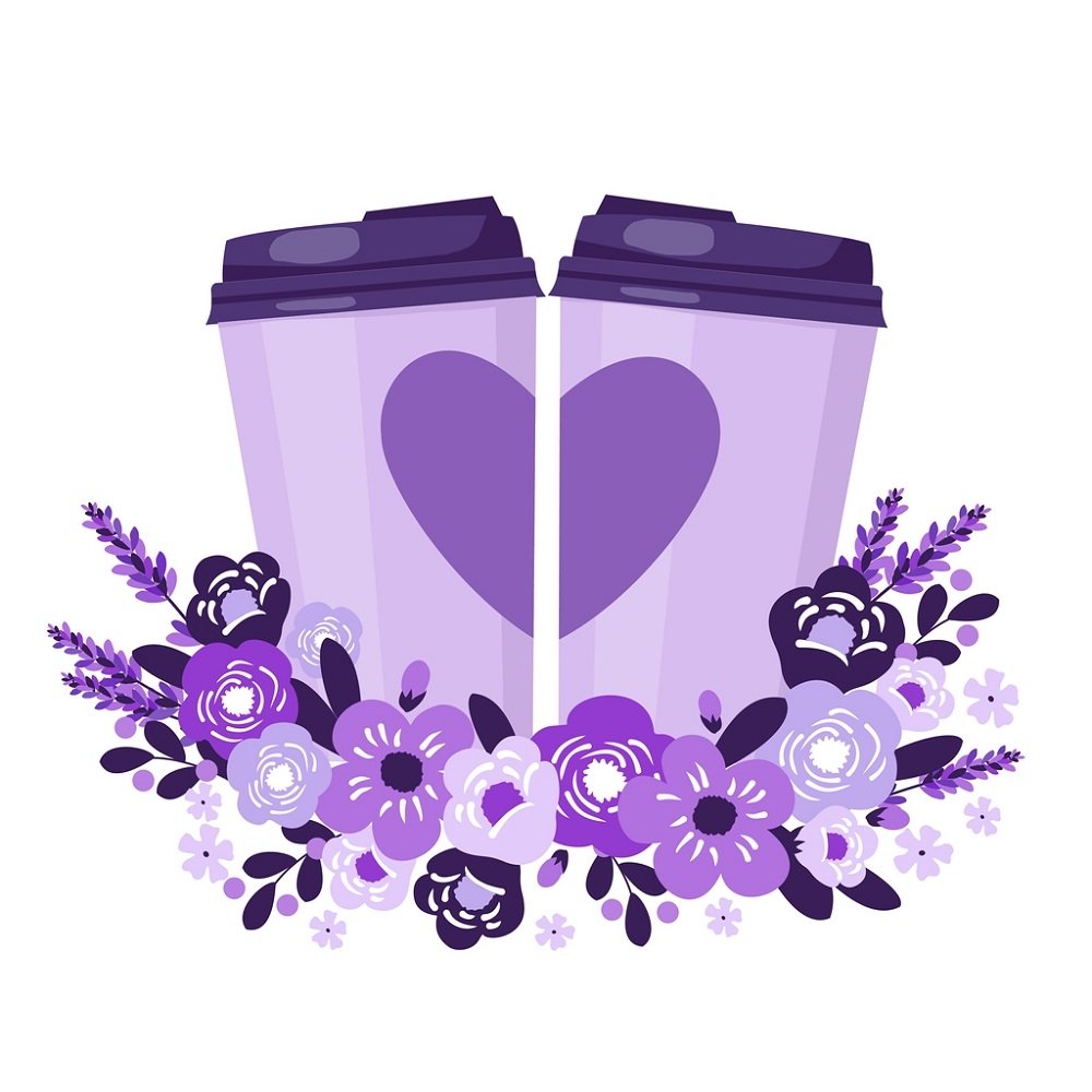 A Love For Coffee Fabric Panel