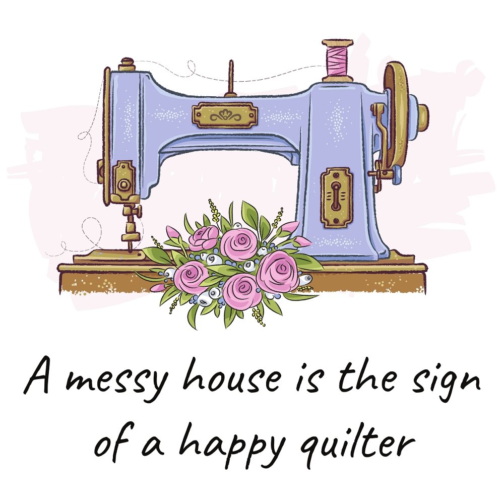 A Messy House Fabric Panel