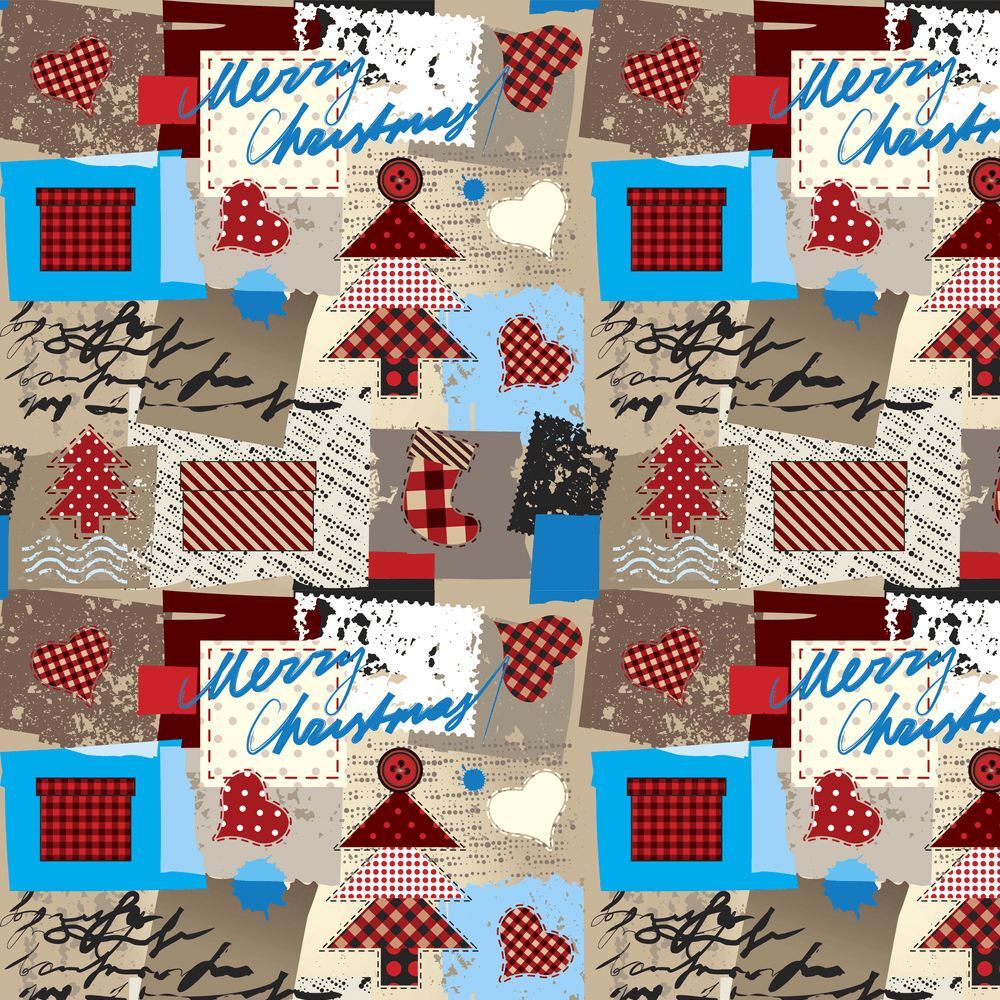 A Piece Of Christmas Fabric - Multi