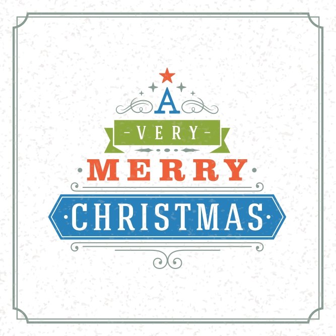 A Very Merry Christmas Fabric Panel